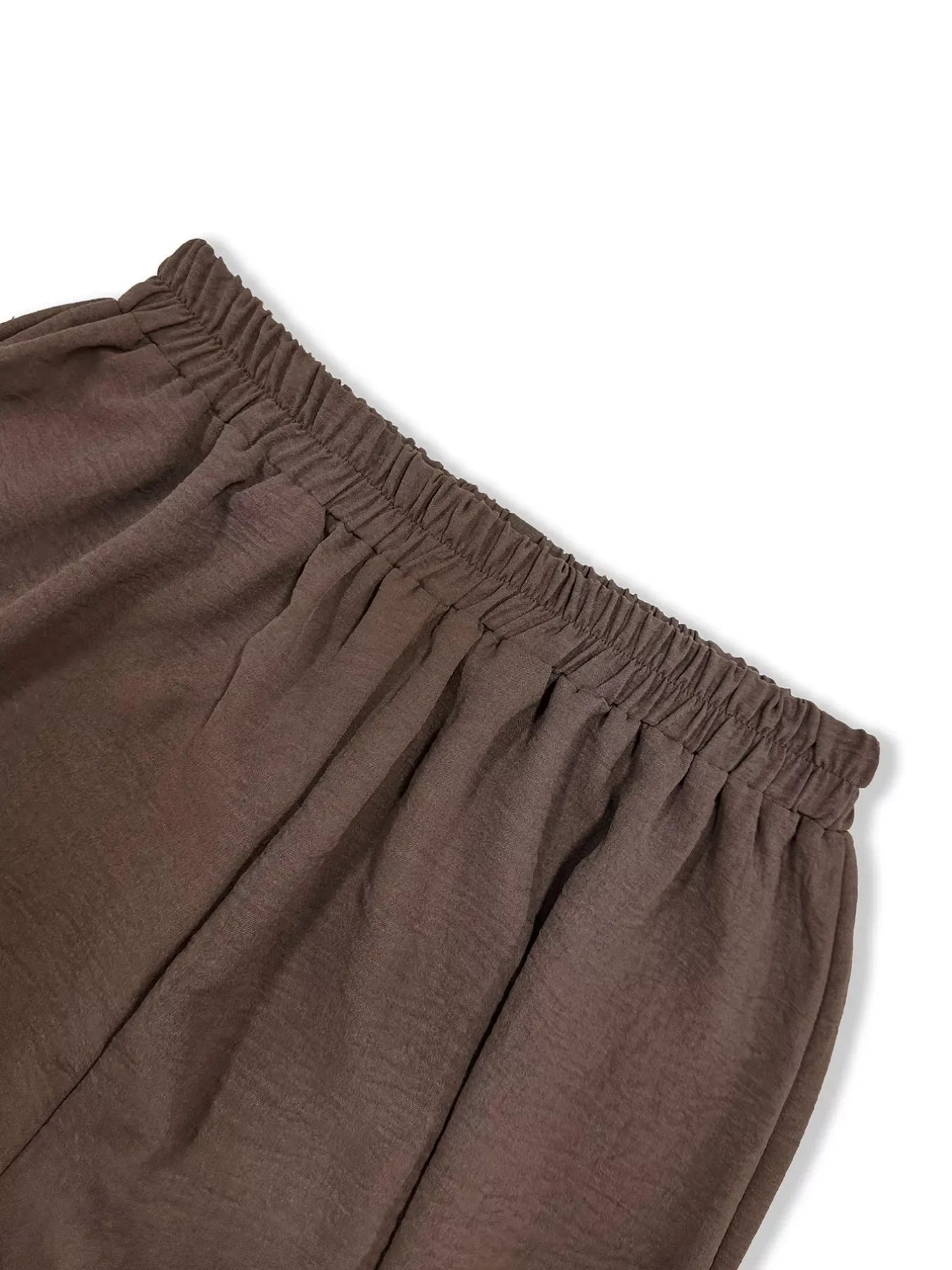 Long Sleeve Shirt and Wide Leg Pants Set