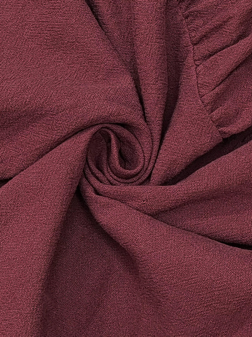 Tie Waist Long Sleeve Ruffled Hem Dress