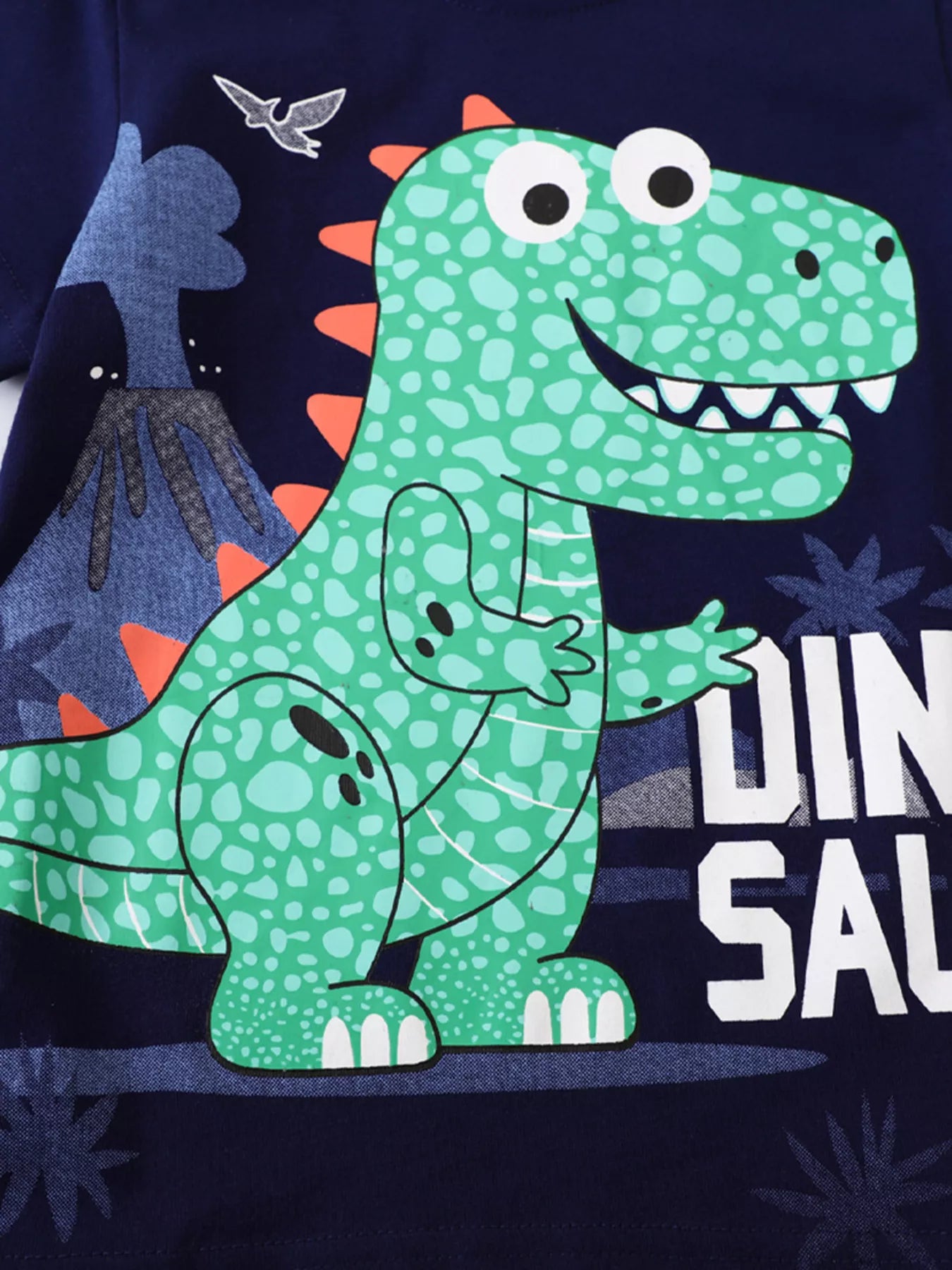 Children's Dinosaur Short Sleeve Tee and Shorts Set