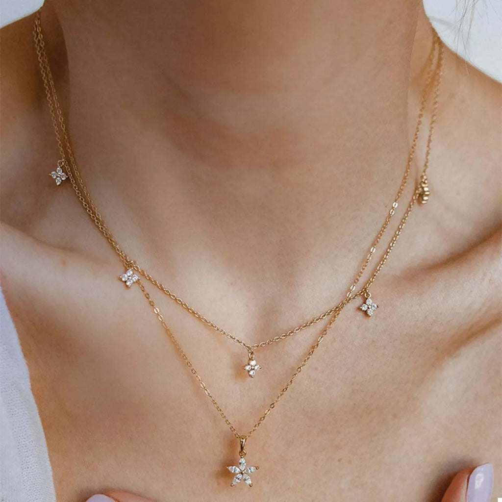 Double Layered Pendant Necklace