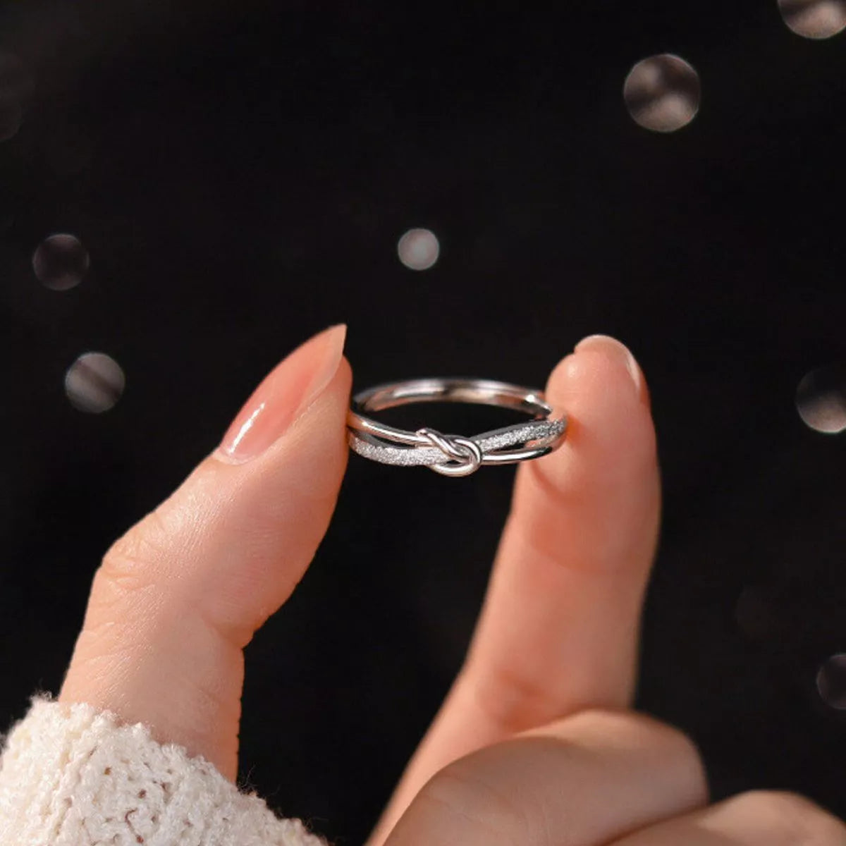 925 Sterling Silver Knot Ring