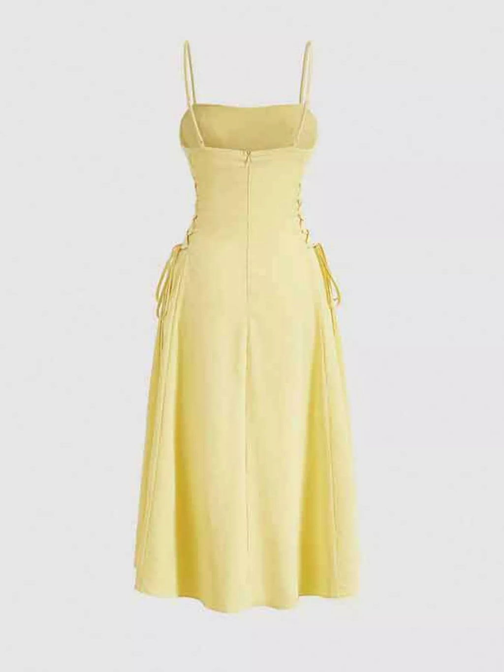 Lace-Up Side A-Line Cami Dress