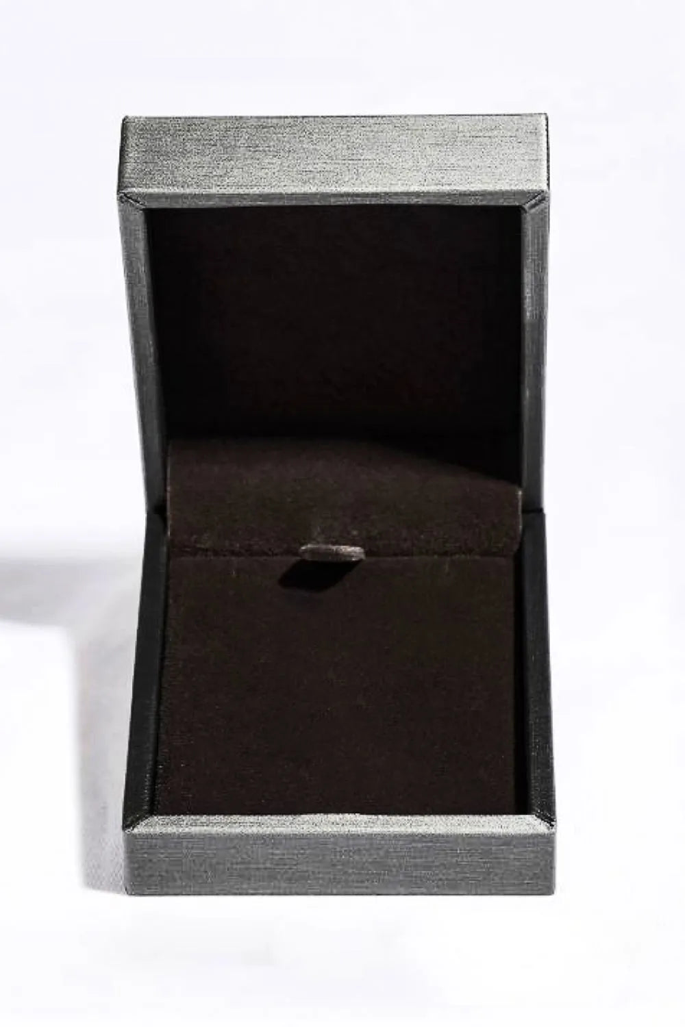 10 Carat Moissanite Teardrop Pendant Platinum-Plated Necklace