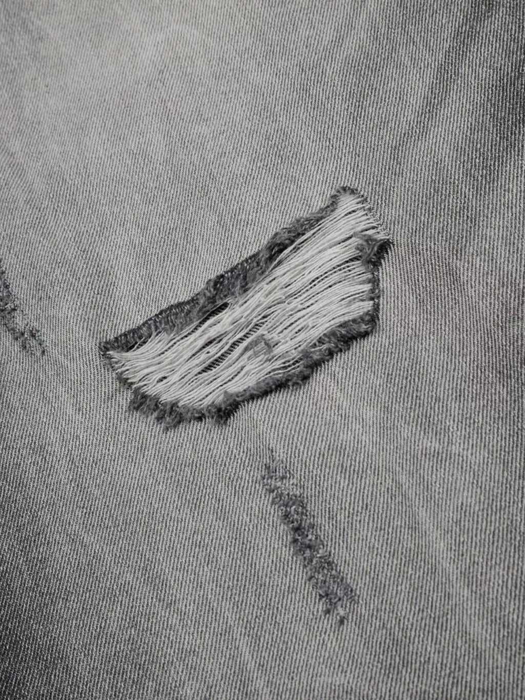 Men's Full Size Distressed Wide-Leg Jeans Plus Size