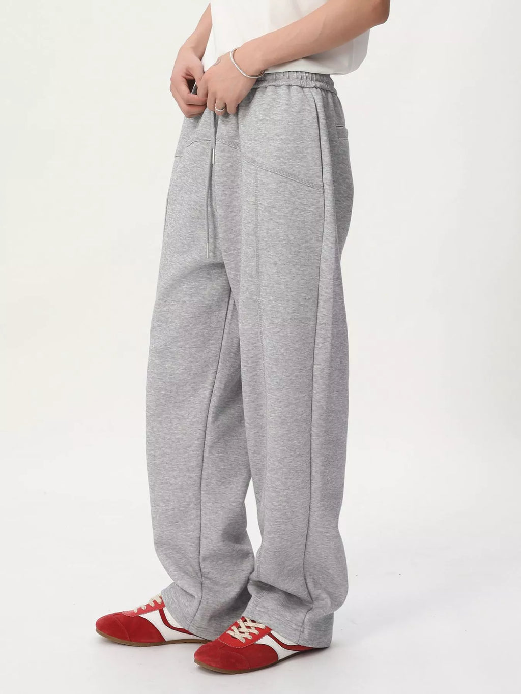 Men's Wide Leg Drawstring Pants