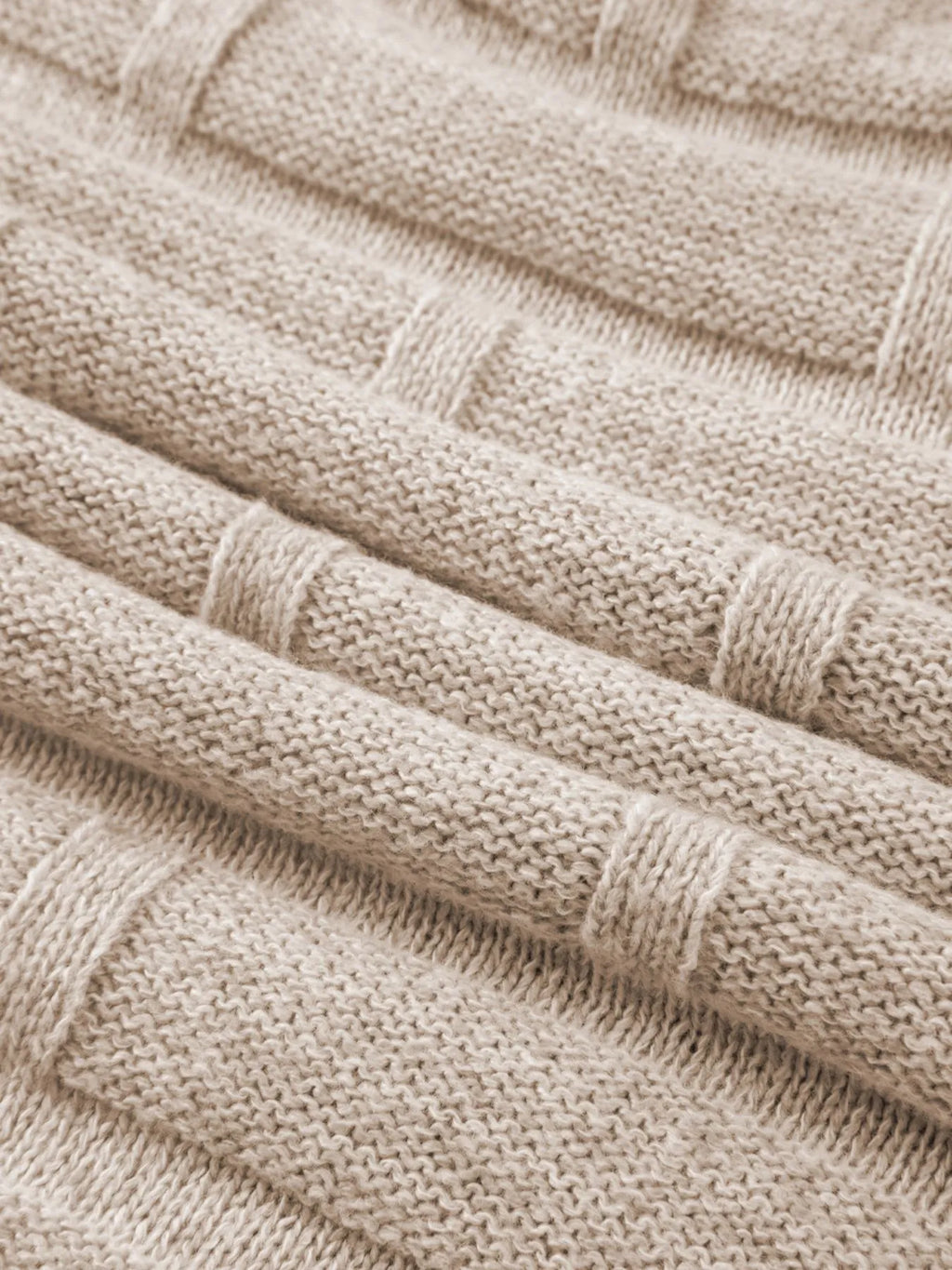 Textured Knit Open Front Cardigan with Pockets