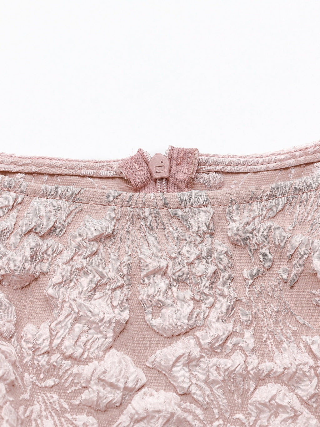 Floral Jacquard Peplum Tank