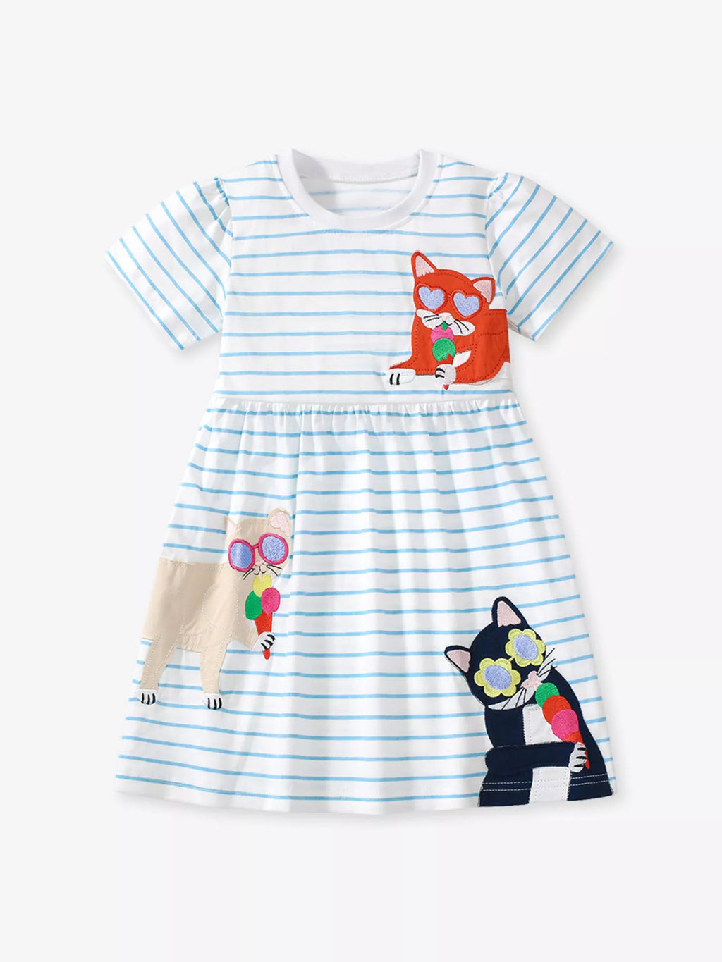 Children's Cartoon Animal Casual Dress