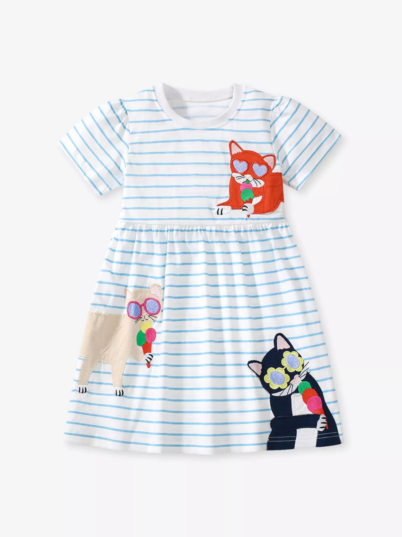 Children's Cartoon Animal Casual Dress