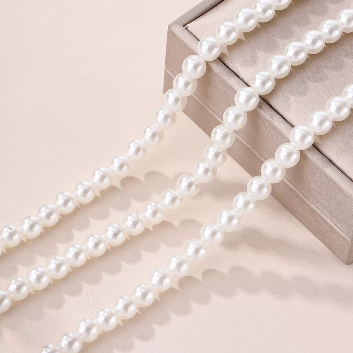 Three-Layered Pearl Necklace