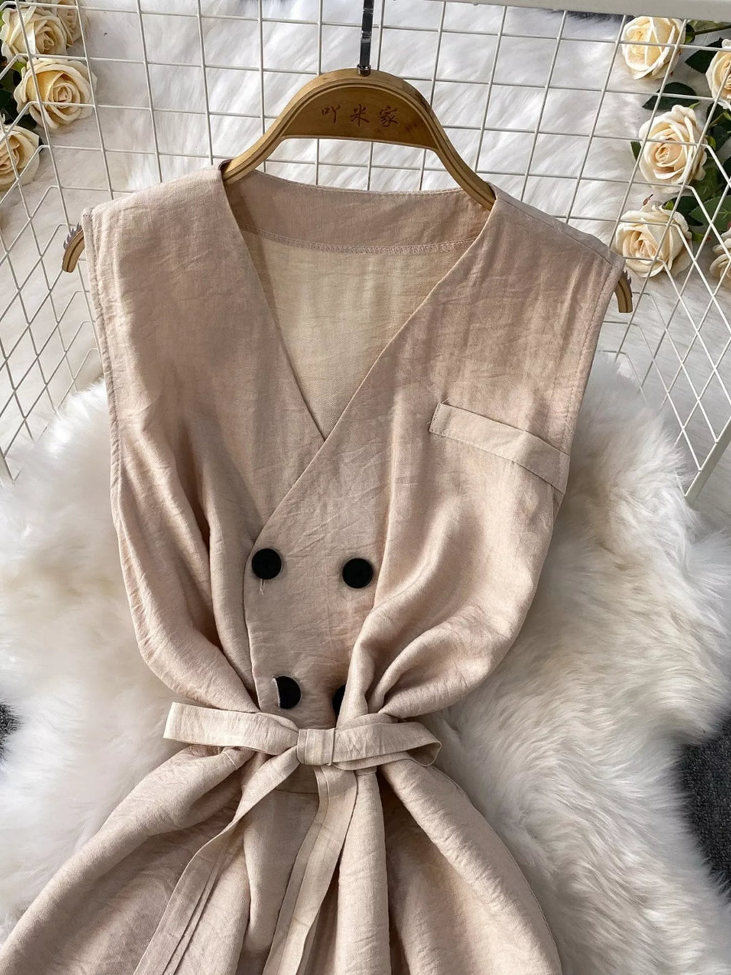 Sleeveless Wide Leg Jumpsuit