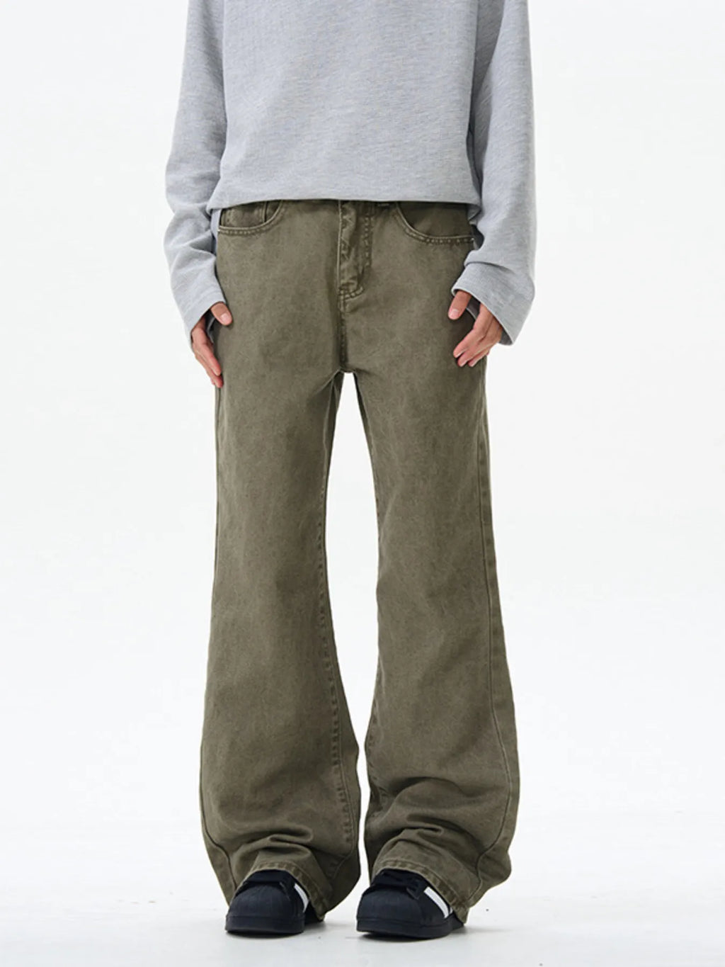 Men's Wide Leg Flare Jeans
