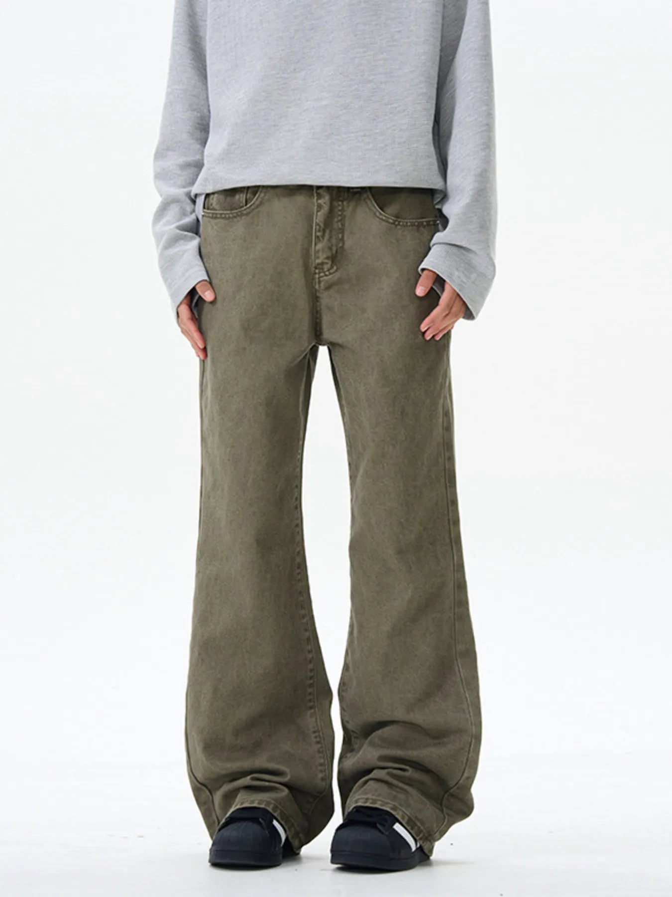 Men's Wide Leg Flare Jeans
