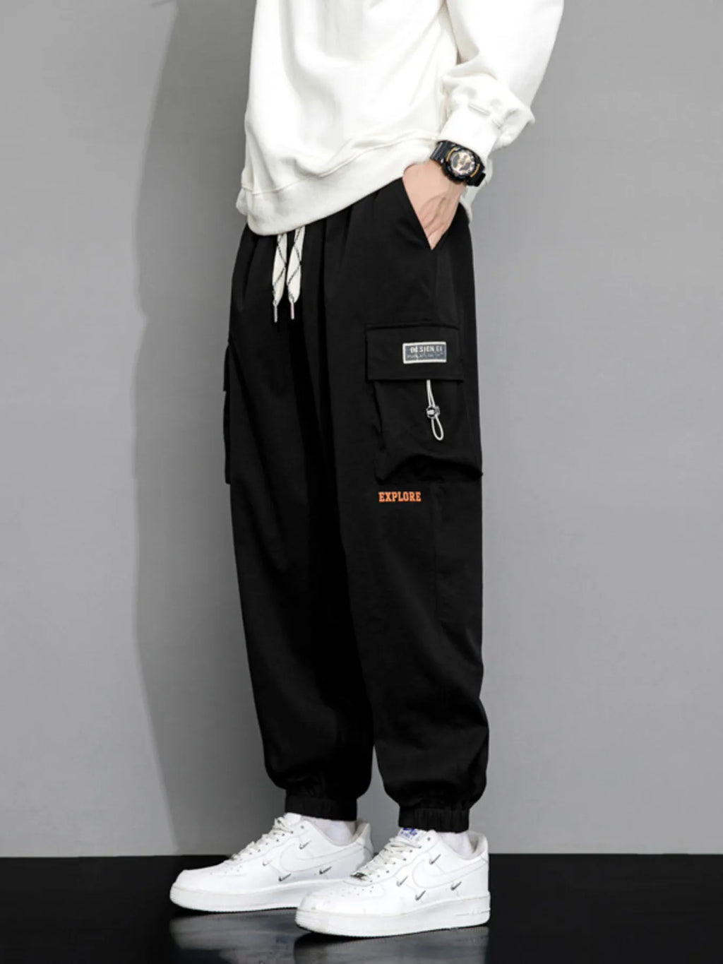 Men's Plus Size Loose Fit Joggers