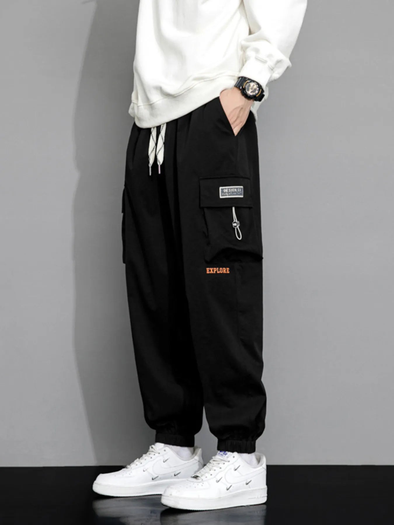 Men's Plus Size Loose Fit Joggers