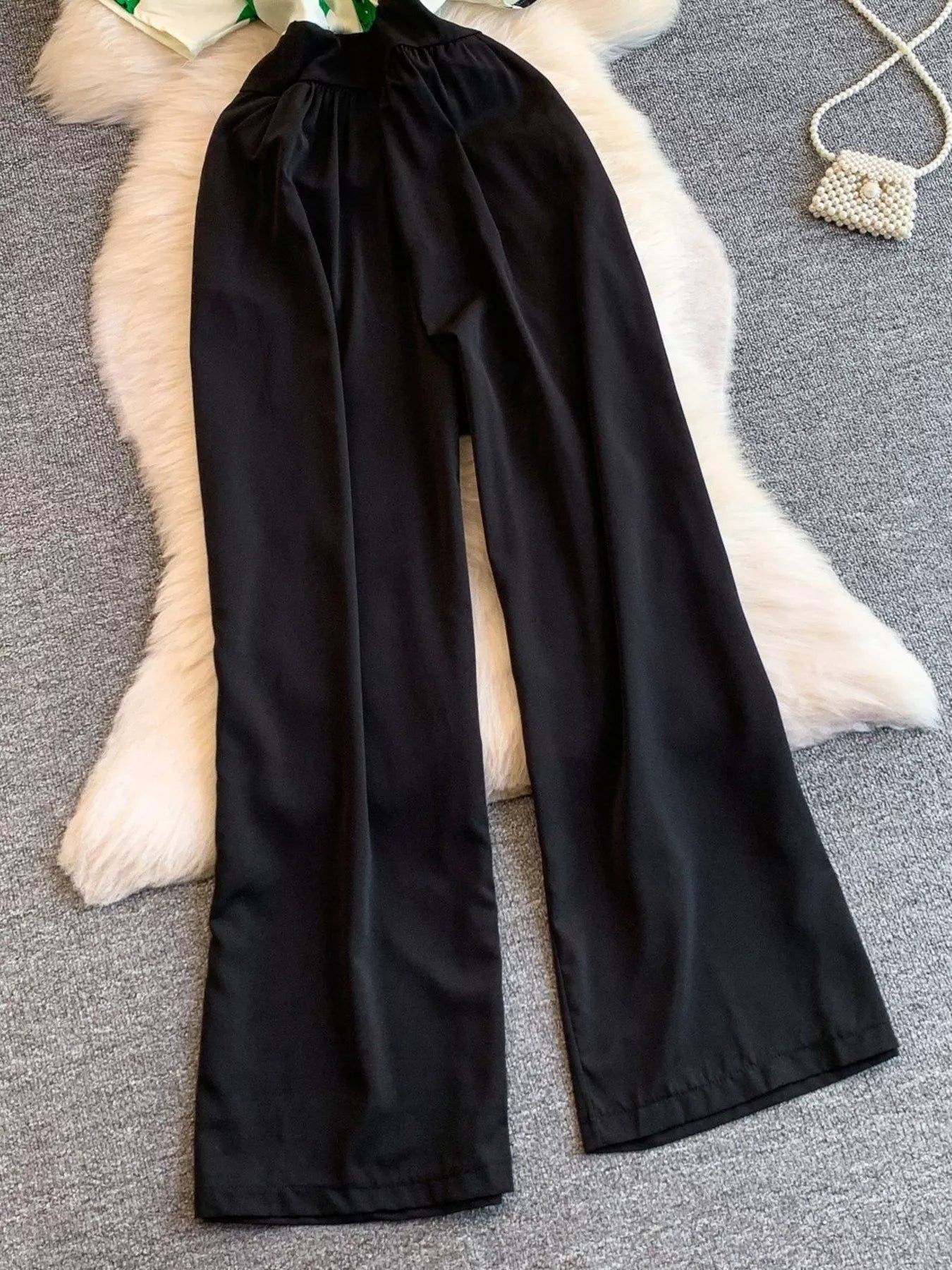 Printed Wide Leg Jumpsuit