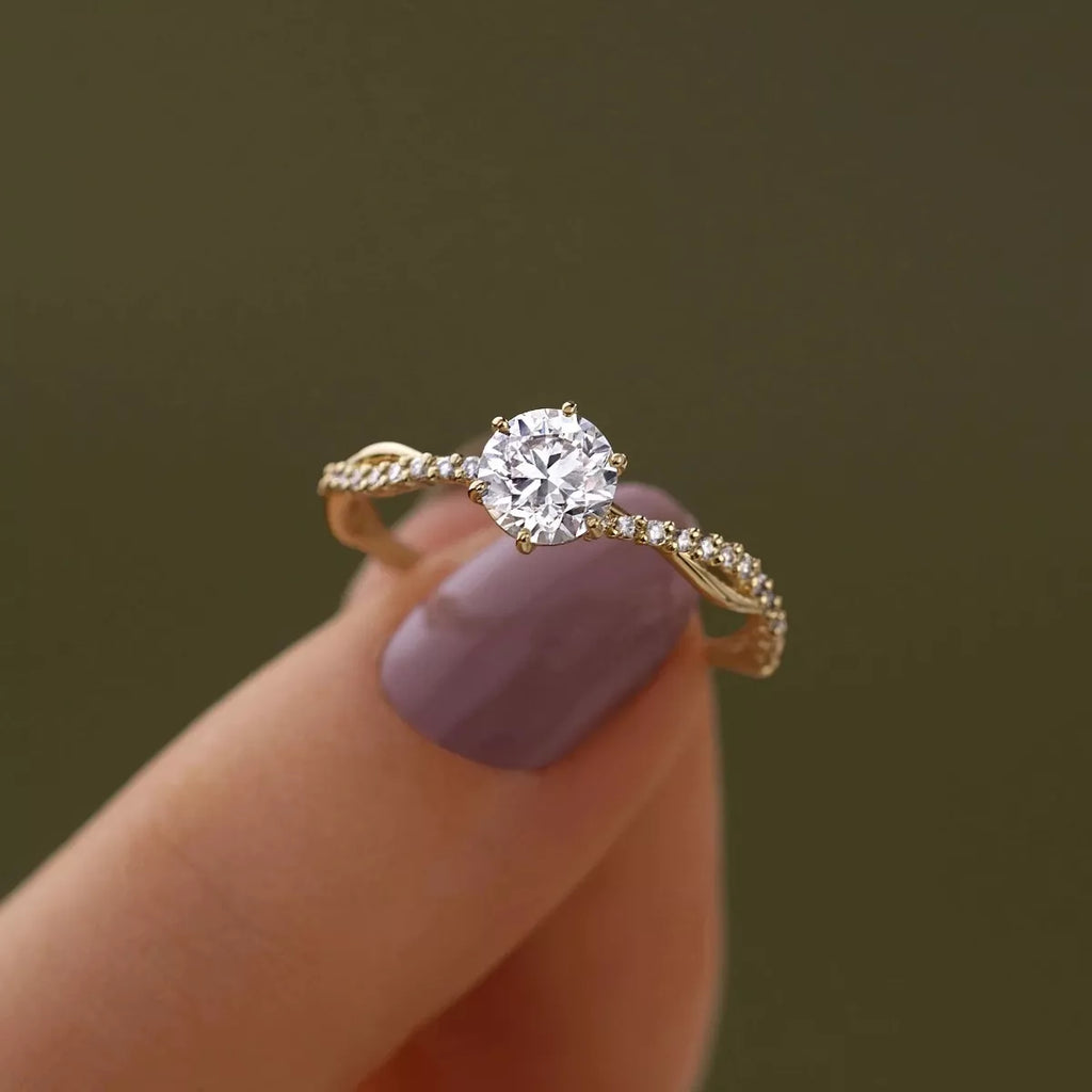 925 Sterling Silver Zircon Ring