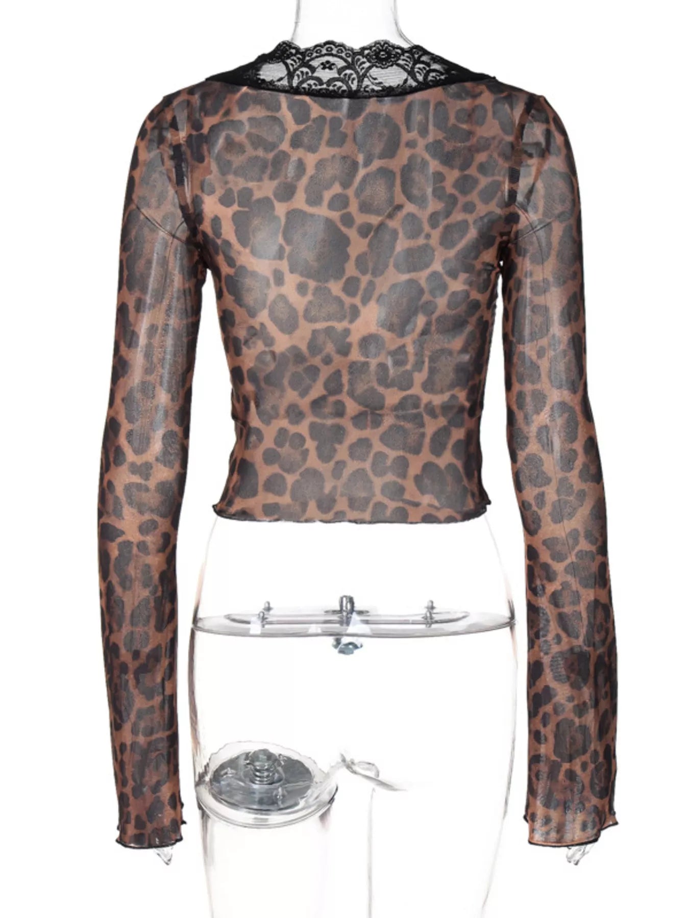 Lace Detail Long Sleeve Top