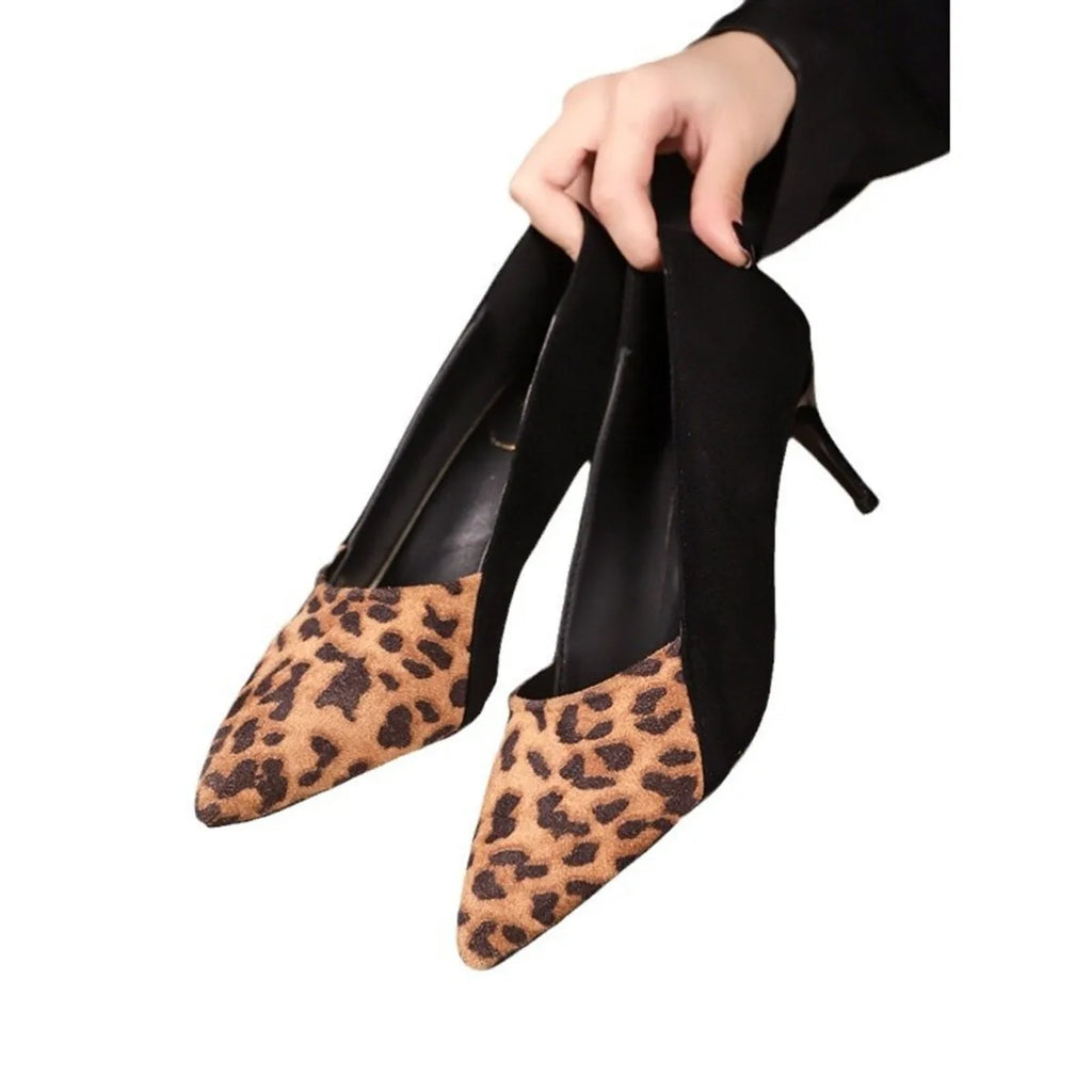 Point Toe Suede Pumps