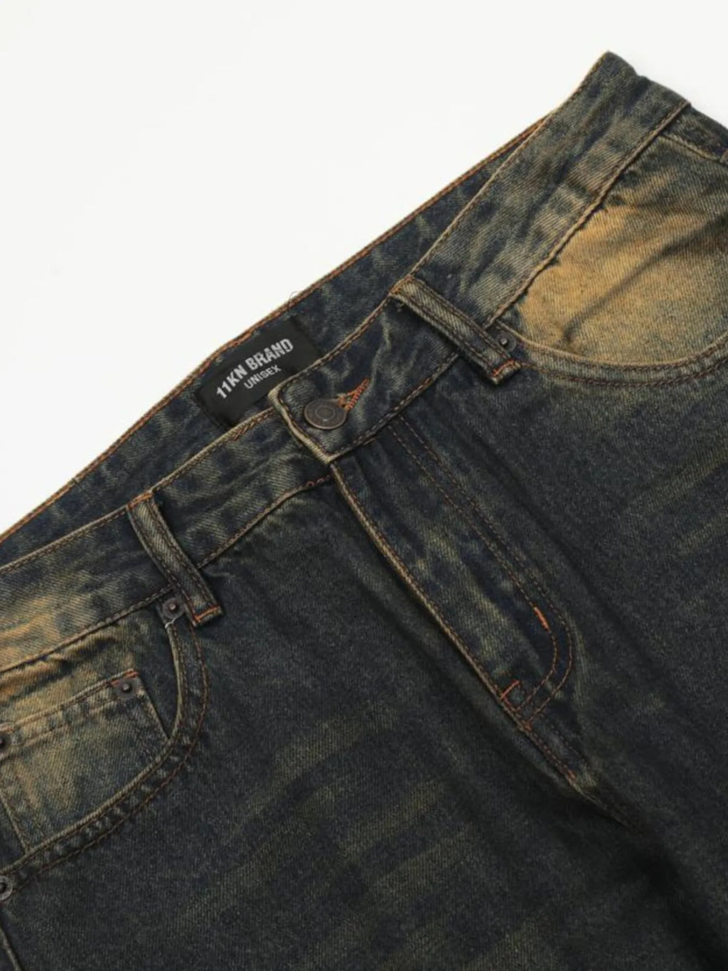 Men's Washed Flare Jeans