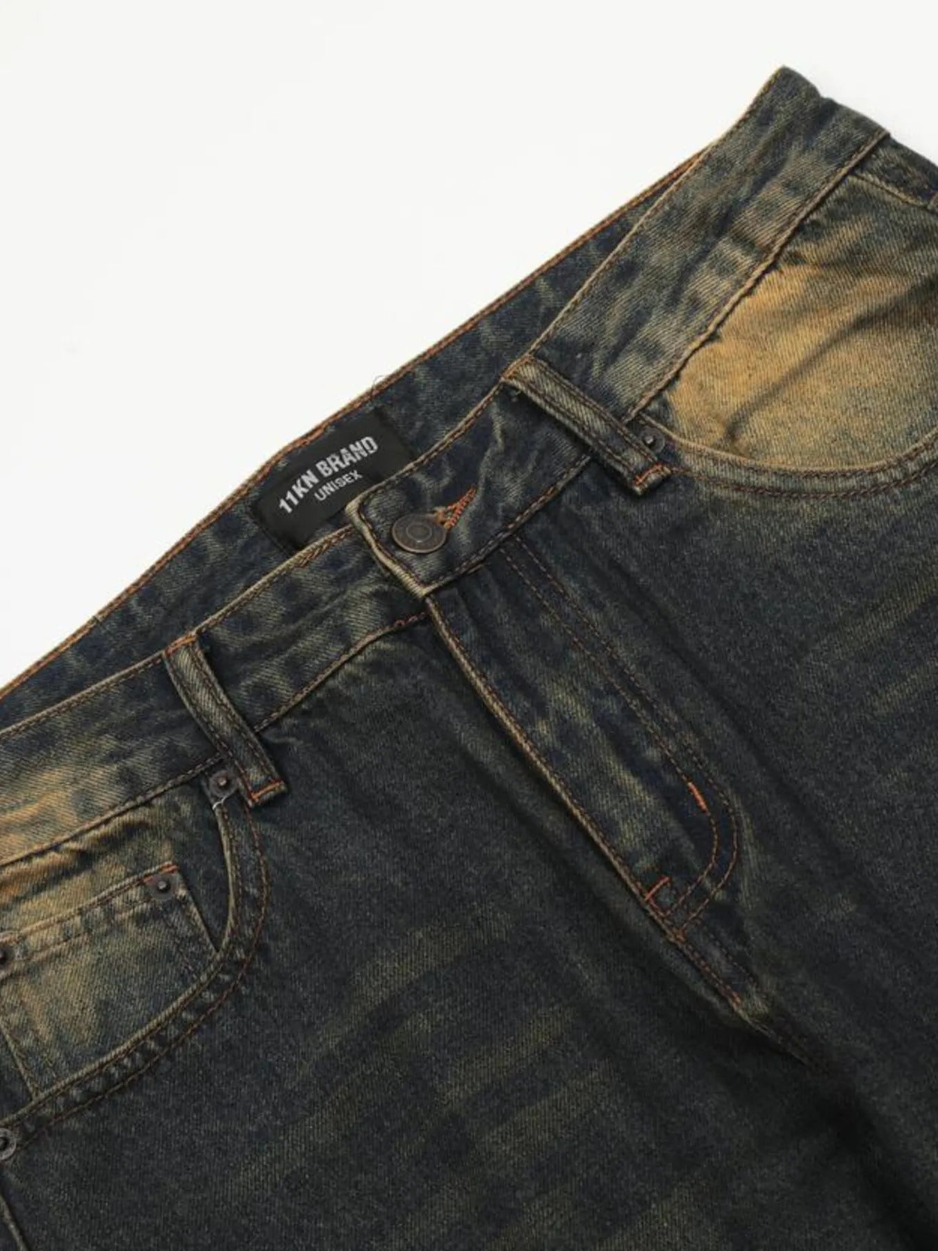 Men's Washed Flare Jeans