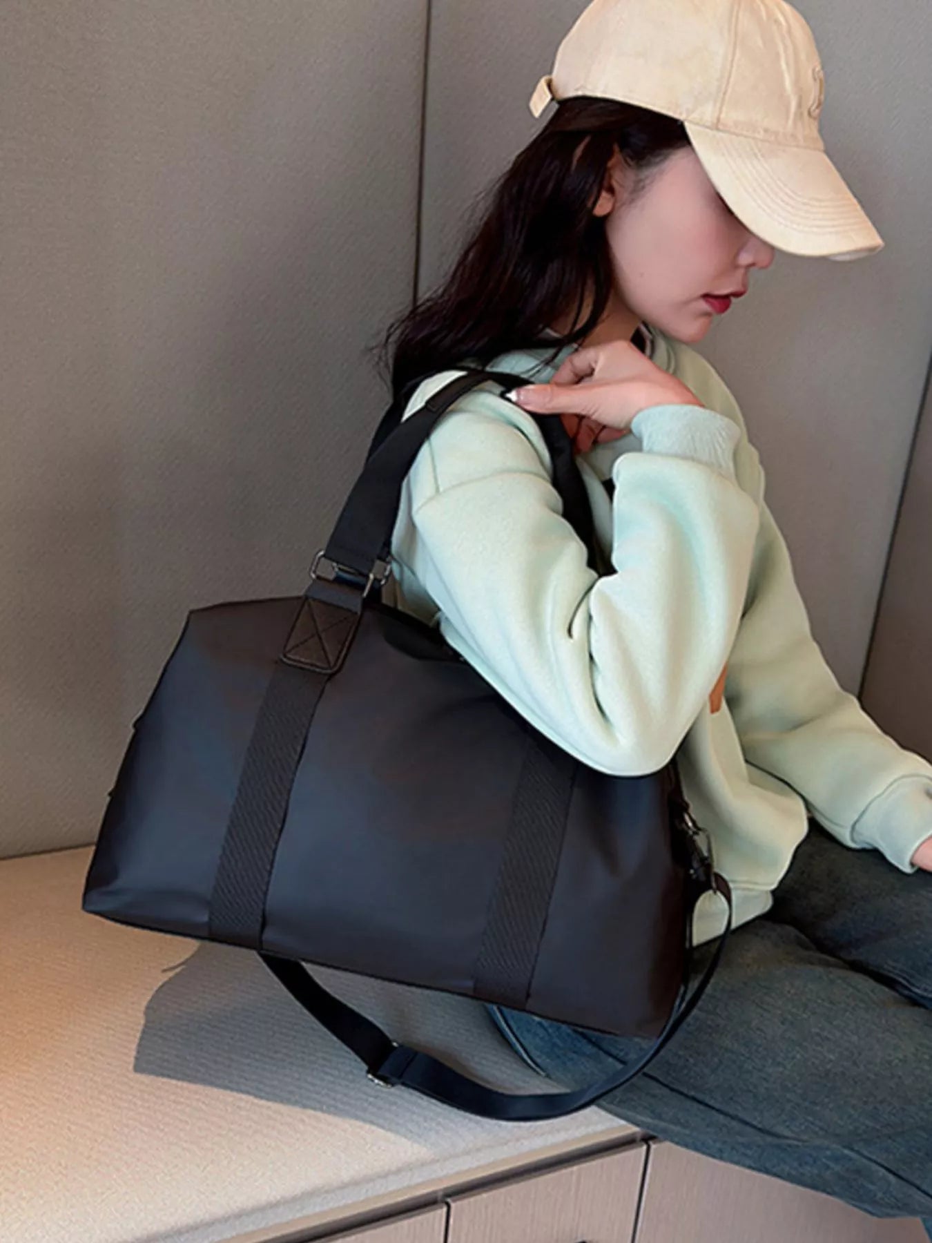 Adjustable Strap Duffel Travel Bag