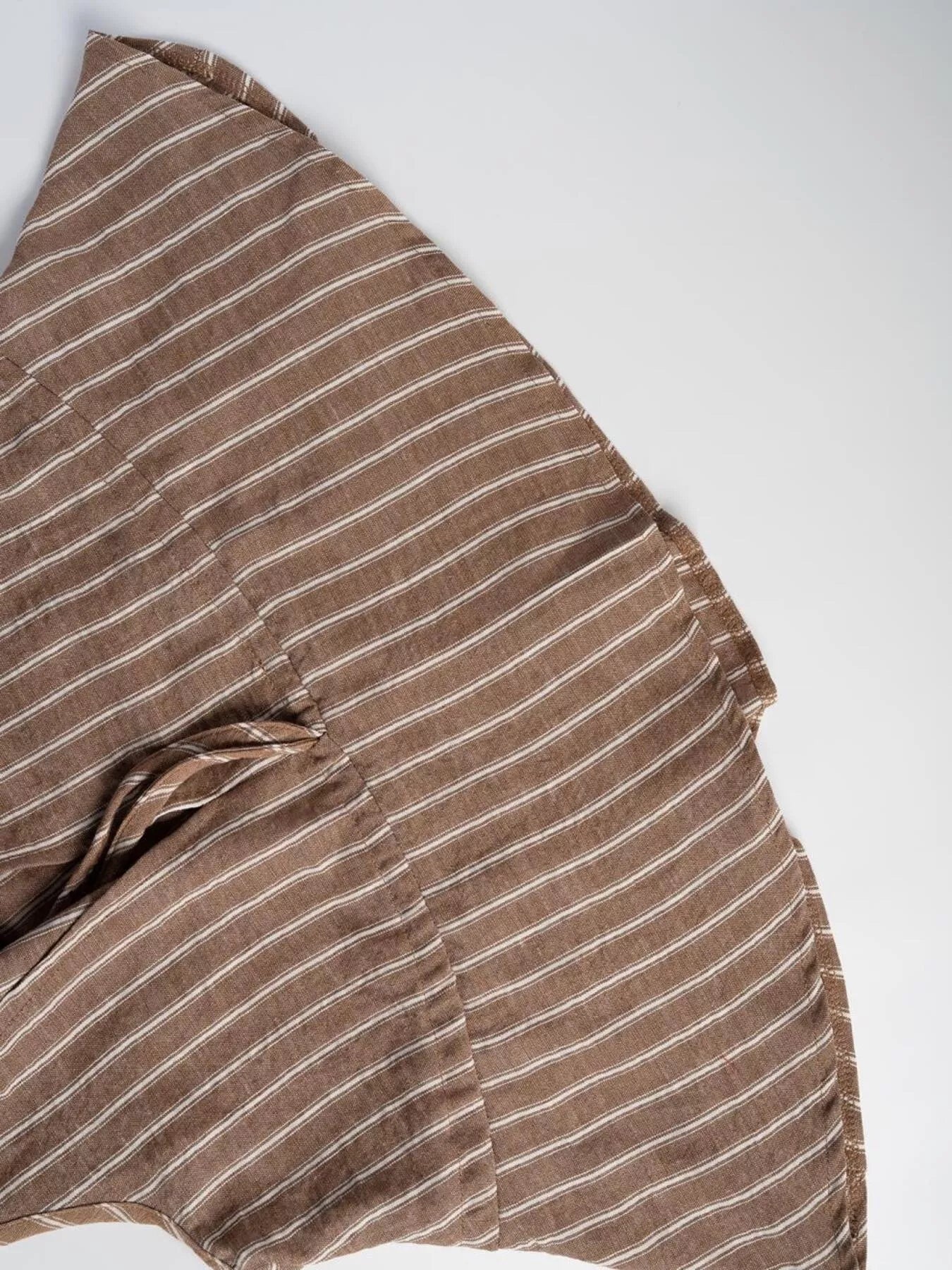 Striped Sleeveless Top and Wide Leg Pants Set