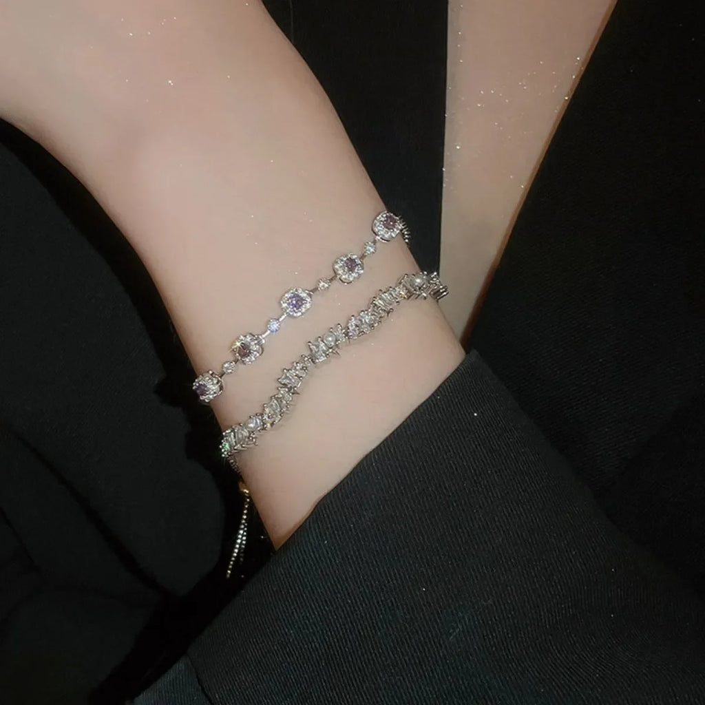Copper Zircon Bracelet