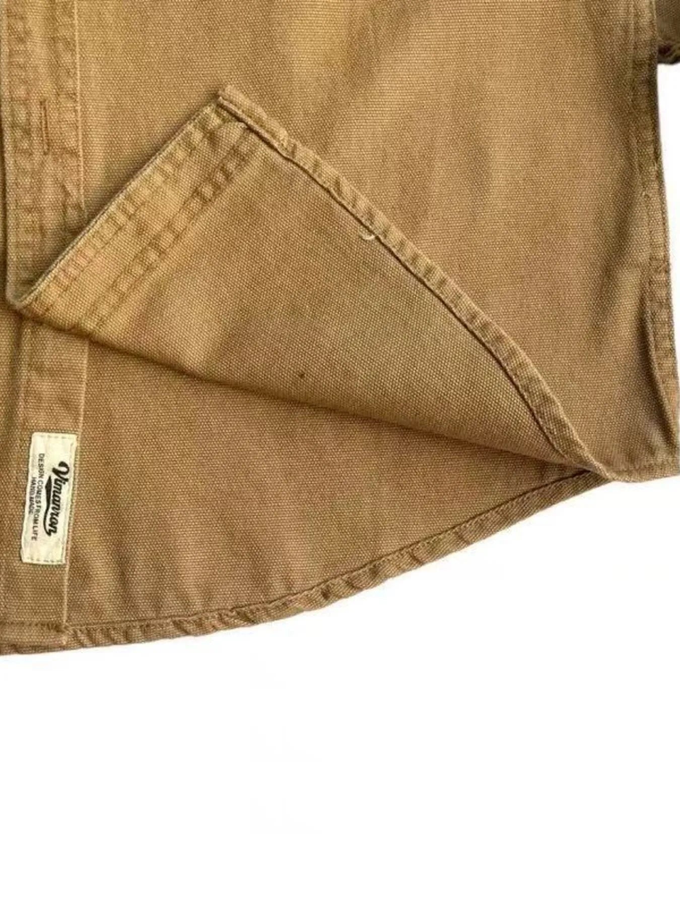 Men's Plus Size Button Up Shirt with Chest Pockets