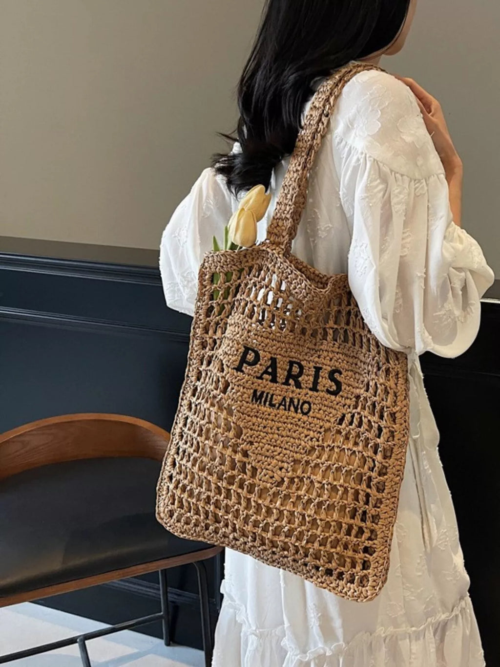 Crochet Knit Shoulder Bag