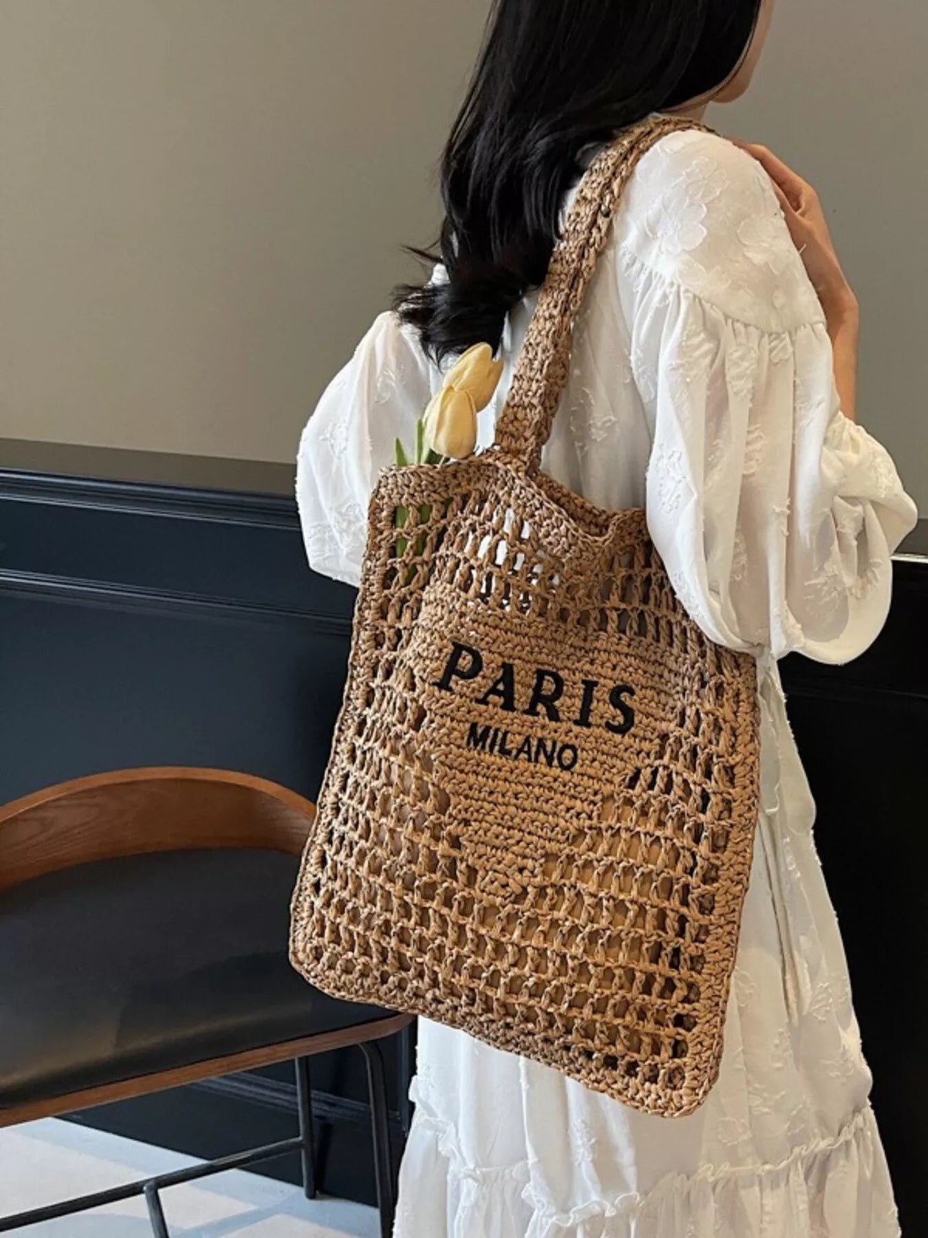Crochet Knit Shoulder Bag