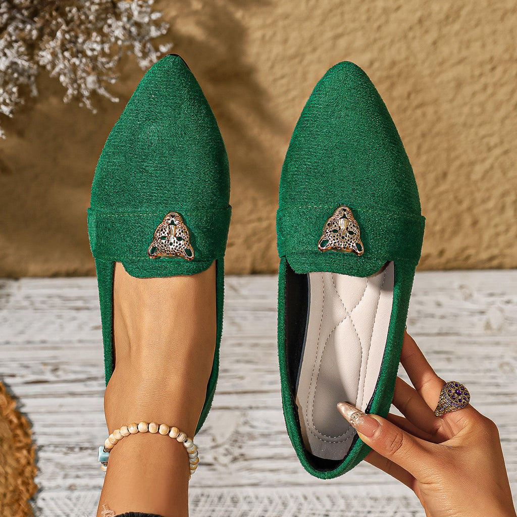 Point Toe Slip-Ons