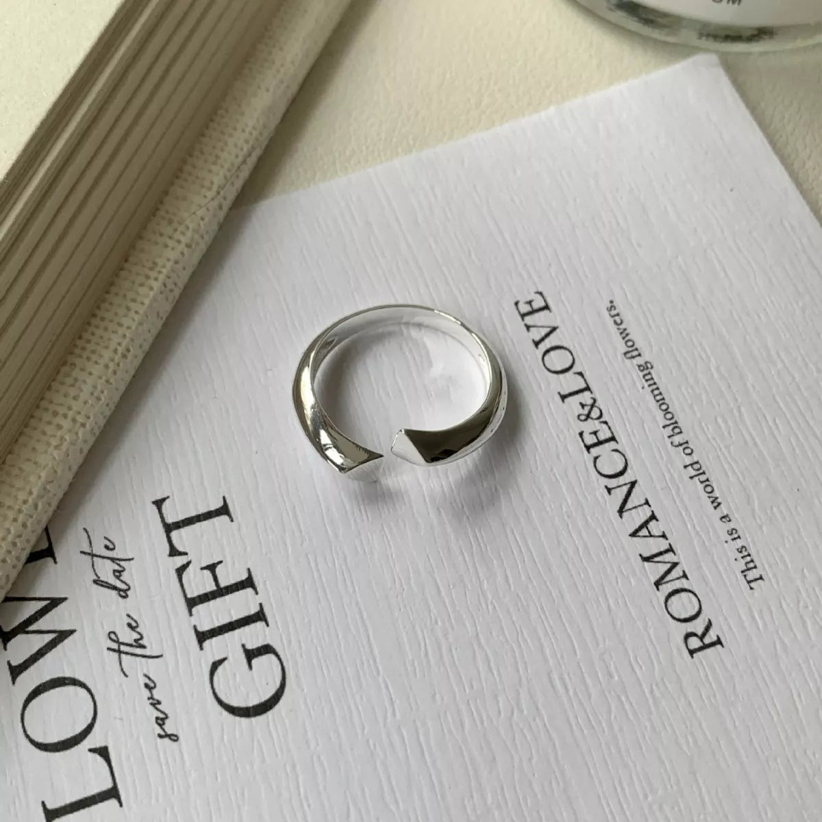 925 Sterling Silver Bypass Ring