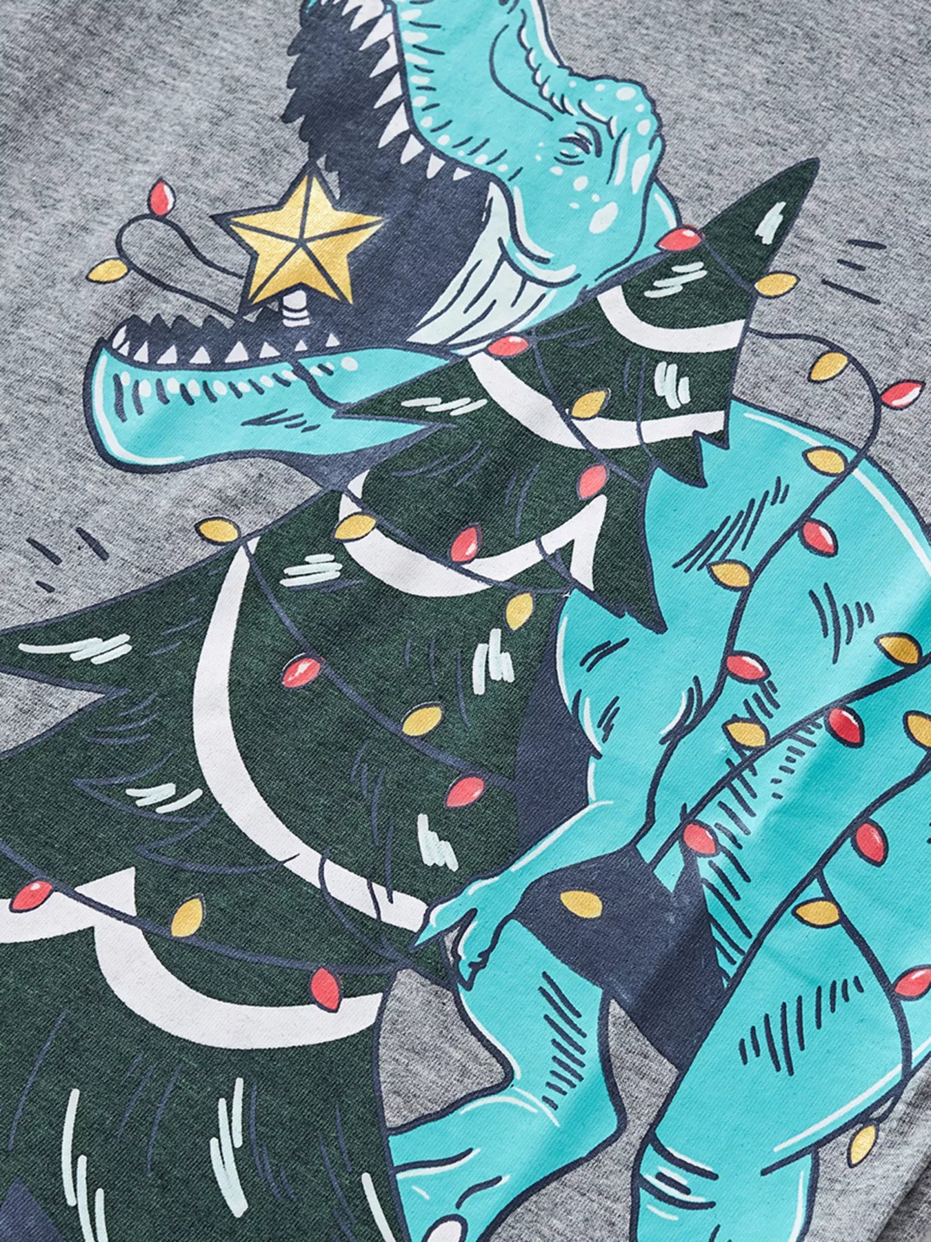 Children's Dinosaur Graphic Long Sleeve T-Shirt