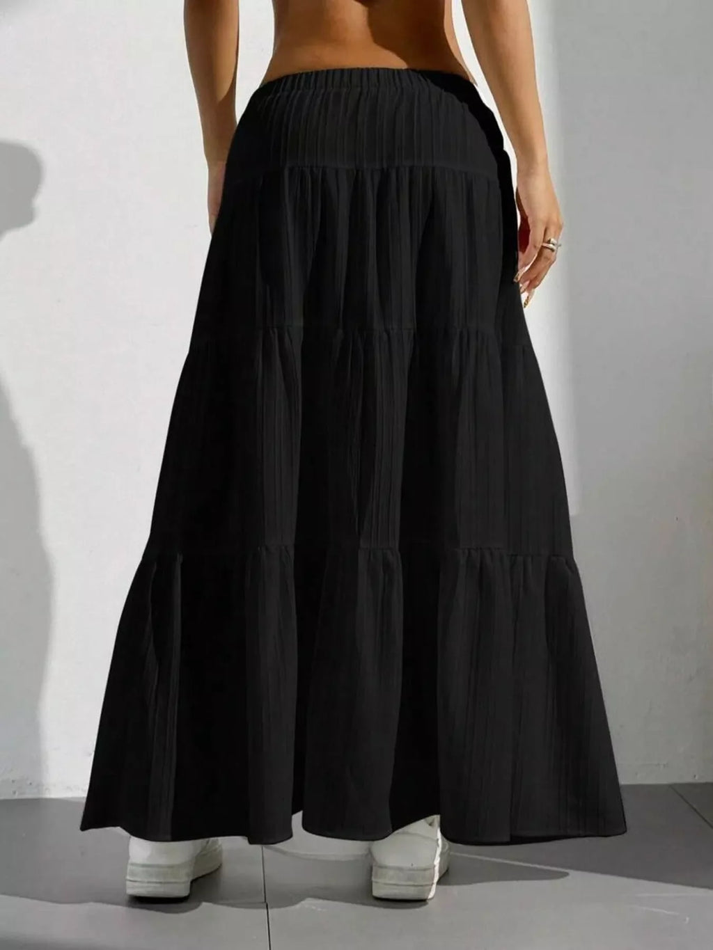Flowy Tiered Maxi Skirt
