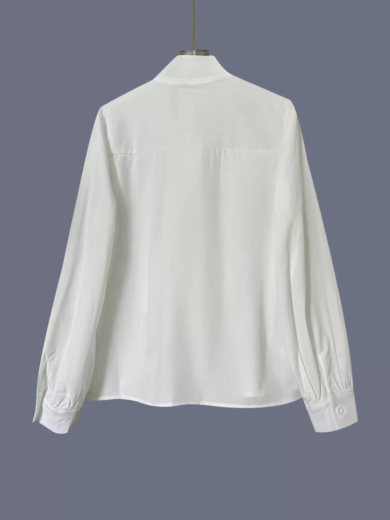 Tie-Neck Long Sleeve Blouse