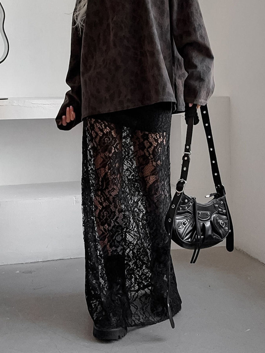 Lace Maxi Skirt