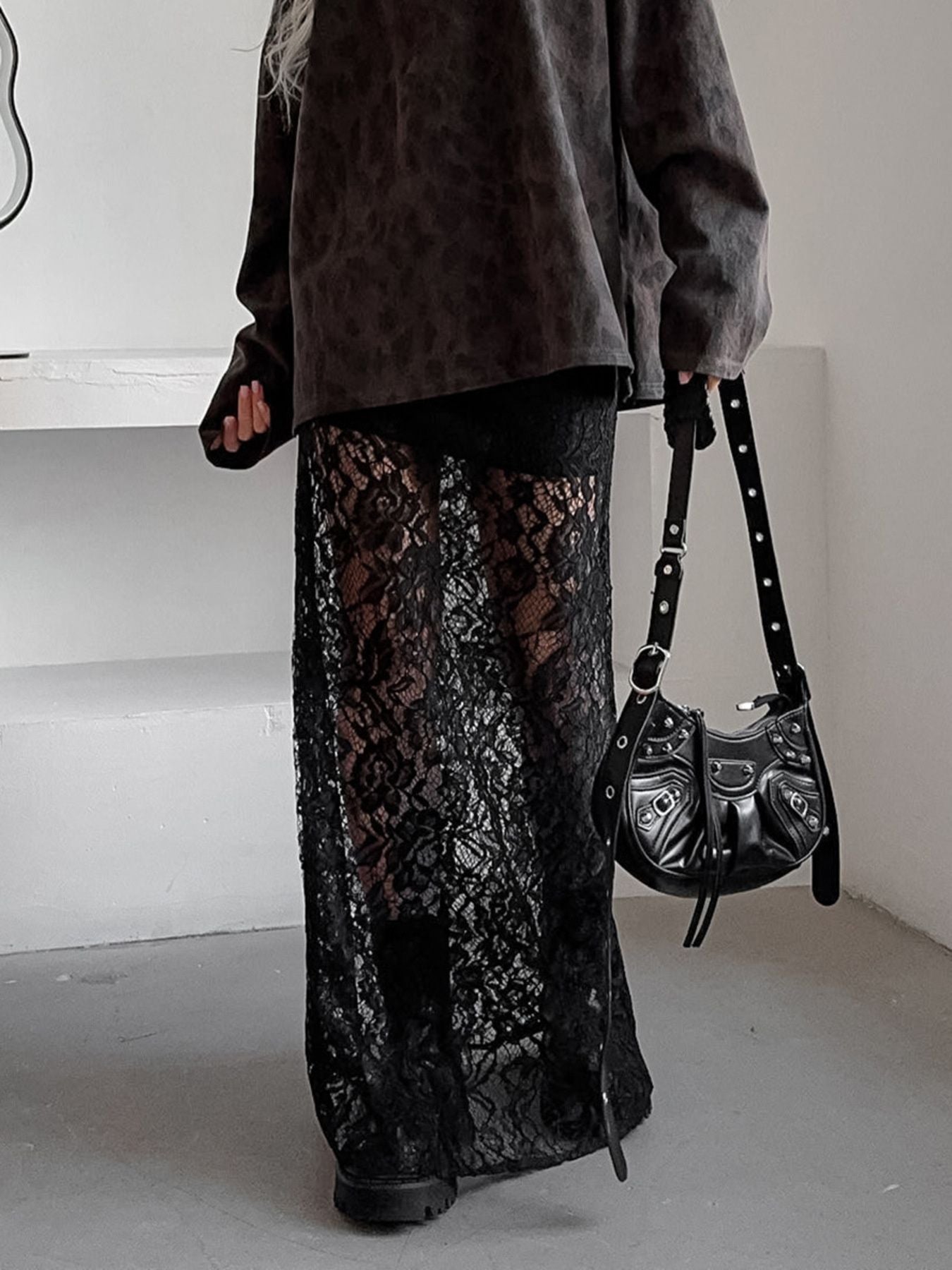 Lace Maxi Skirt
