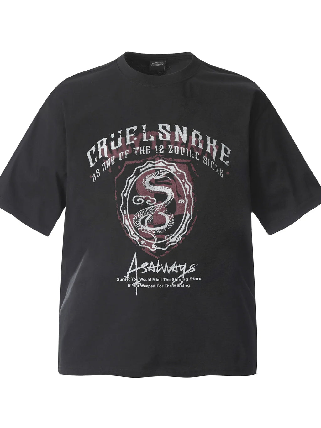 Men's Vintage Style Graphic Short Sleeve T-Shirt