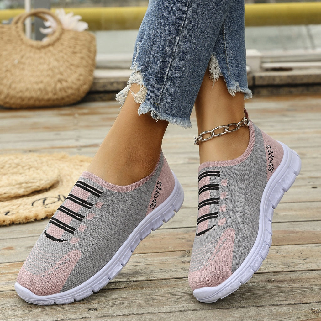 Mesh Round Toe Sneakers