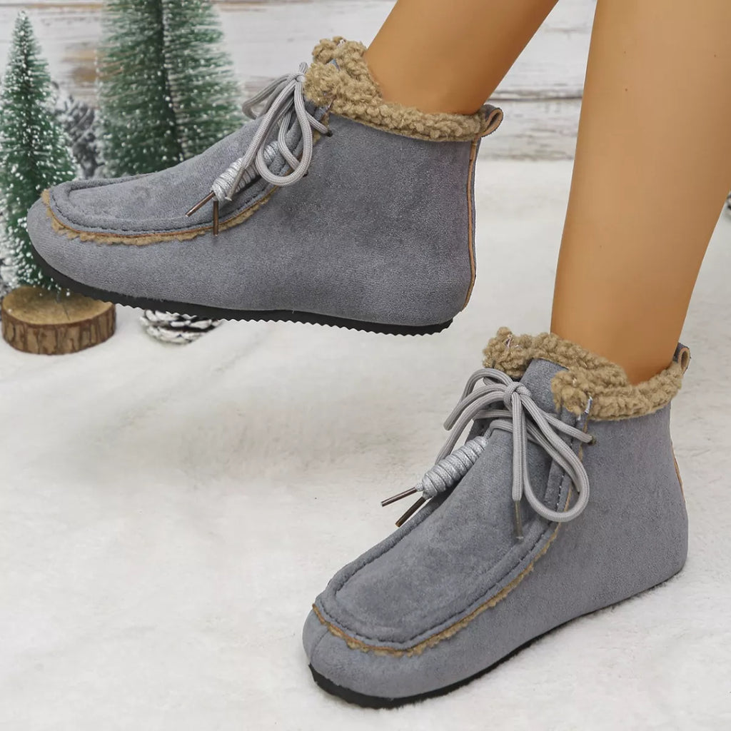 Plush Lining Ankle Boots
