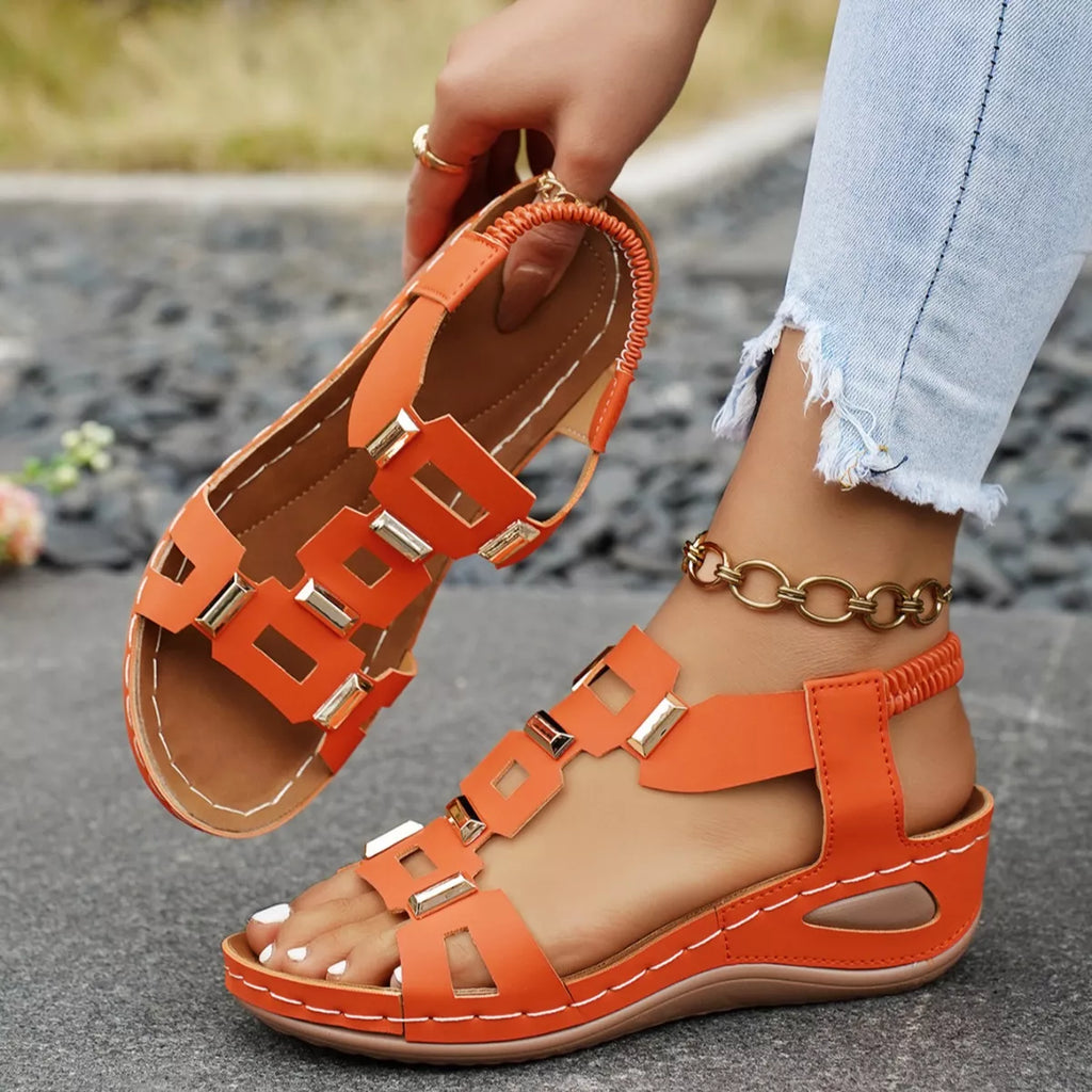 Open Toe Wedge Sandals
