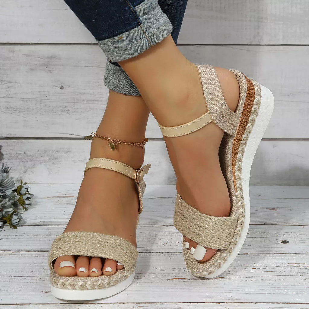 Open Toe Wedge Sandals