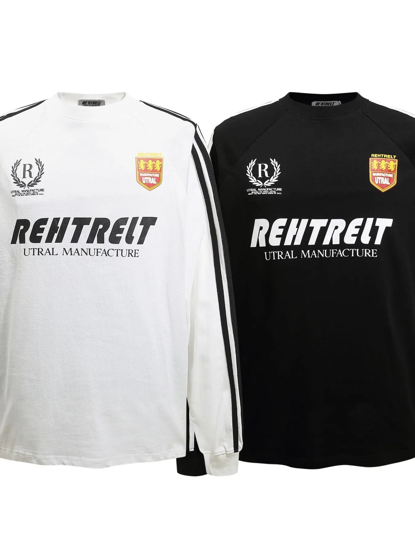 Men's Striped Long Sleeve Graphic T-Shirt
