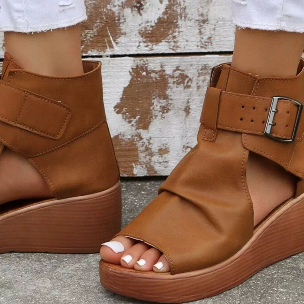 Open Toe Wedge Sandals