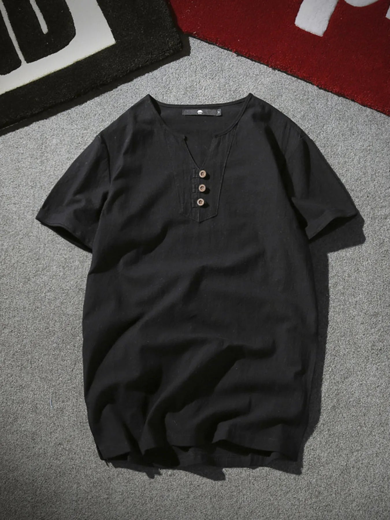 Men's Plus Size Casual Short Sleeve Shirt