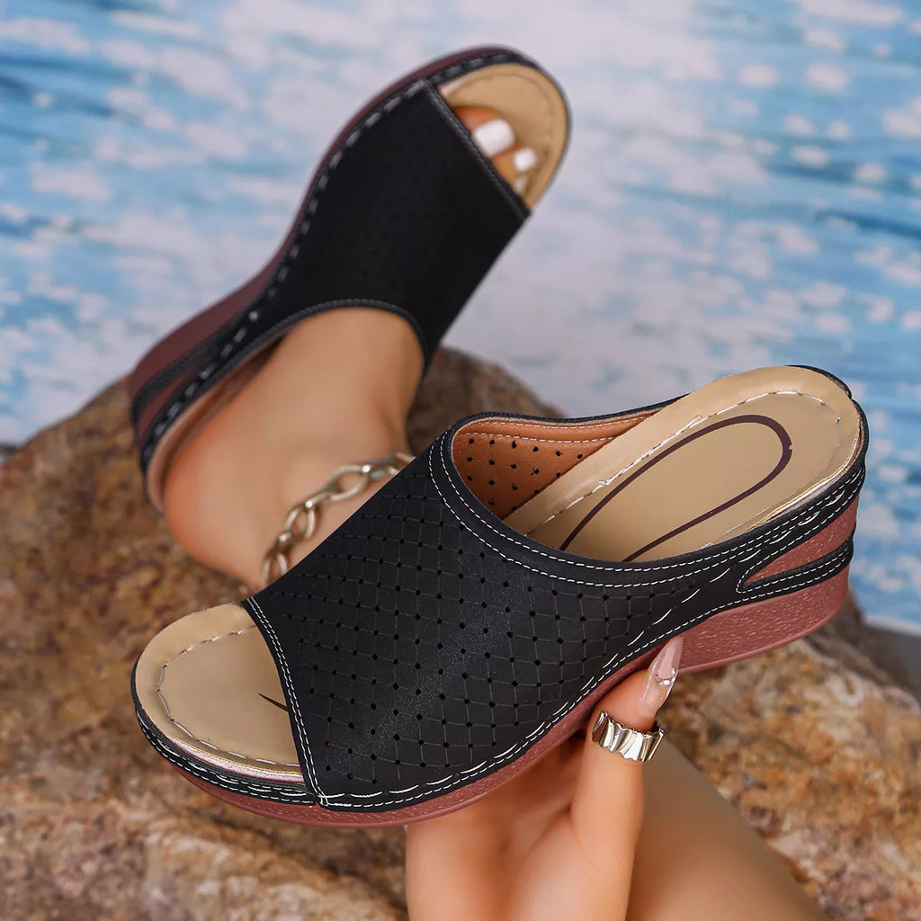Open Toe Wedge Sandals