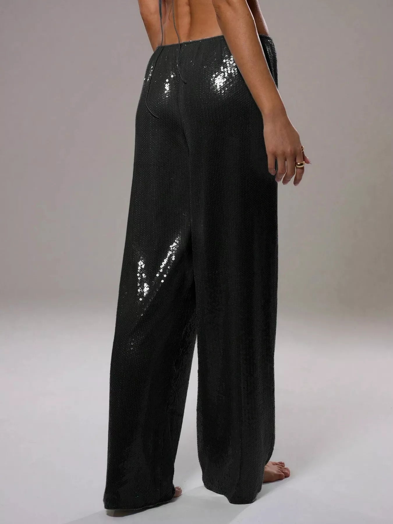 Sequin Wide Leg Pants