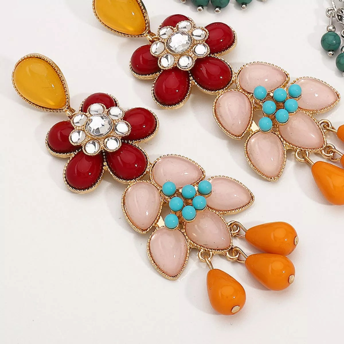 Flower Dangle Earrings