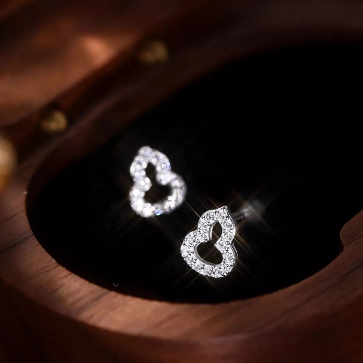 Gourd Shaped Stud Earrings